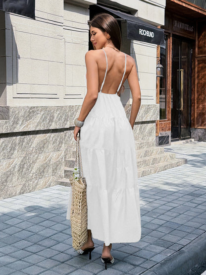 Relaxed Fit Tiered Casual Dress