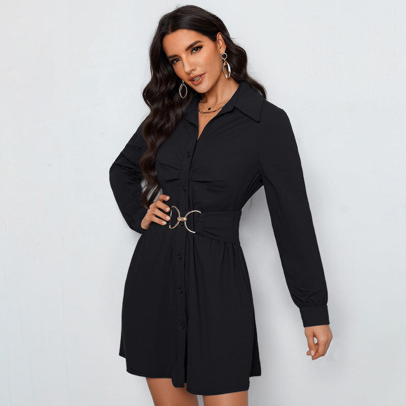 Classic Workwear Midi Dress