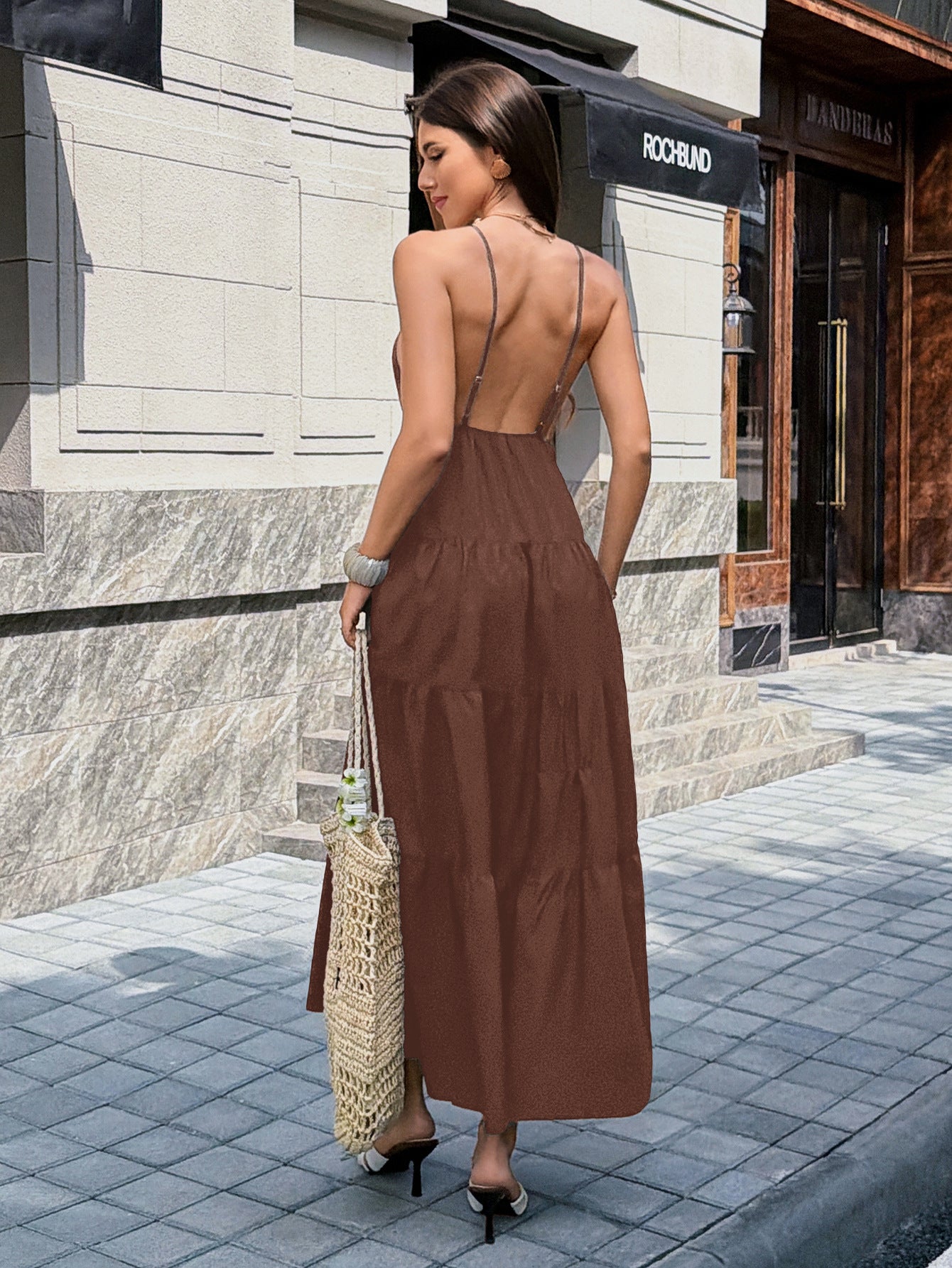 Relaxed Fit Tiered Casual Dress